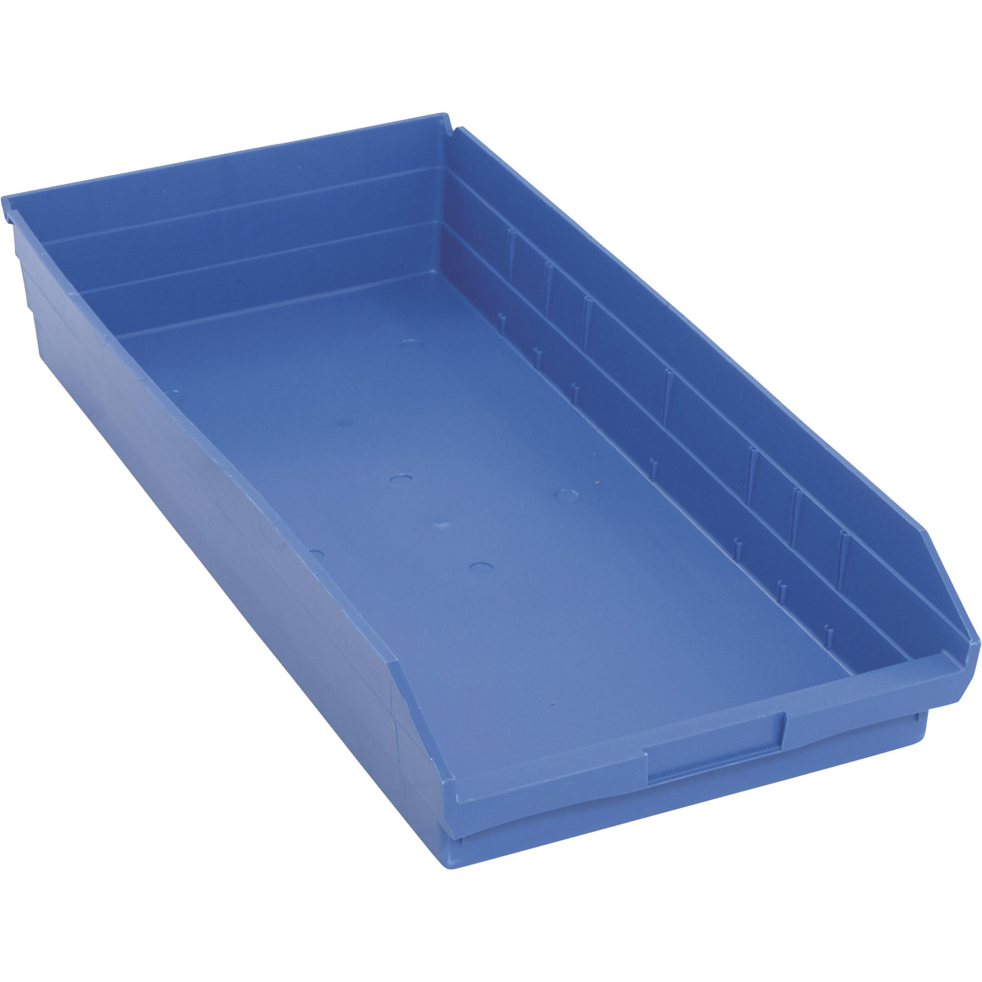 Quantum Storage Economy Shelf Bins — 23 5/8in. x 11 1/8in. x 4in. Size, Carton of 6